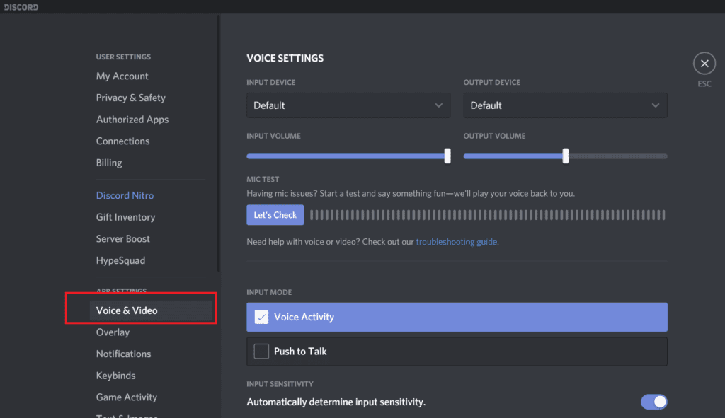 configure-magic-cam-Discord Voice and video discord